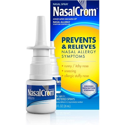 Nasalcrom Nasal Spray Allergy Symptom Controller Non Drowsy Easy to Use 0.88 oz