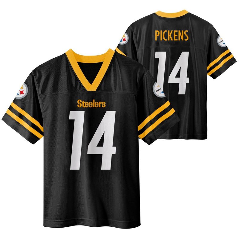 NFL Pittsburgh Steelers Boys' Short Sleeve Pickens Jersey, 1 of 4