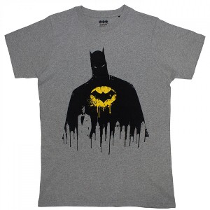 Adult Batman Silhouette Drip of Gotham City T-Shirt - 1 of 2