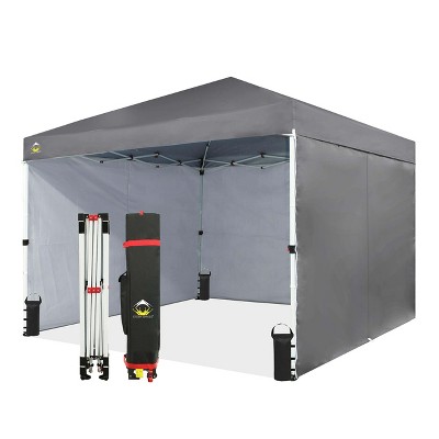 10x10 Commercial Centerlok Canopy & 4 Sidewalls - Accessory Hub, 150D - C100W