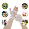 Unique Bargains Women's Flower Mesh Sunblock Fingerless Gloves 1 Pair - 4 of 4