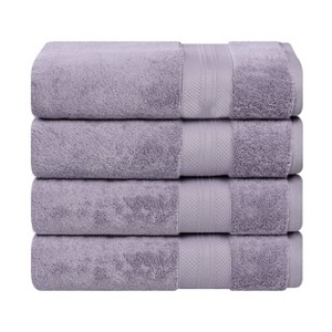 Luxury Cotton Heavyweight Solid Plush Towel Set by Blue Nile Mills - 1 of 4