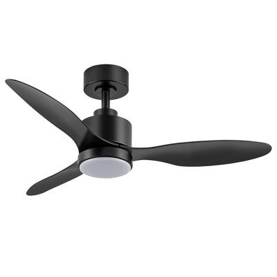 Airsurfer 42" 3-blade Downrod Mount Ceiling Fan with LED Lights and Remote Control