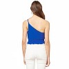 Women's One Shoulder Crop Top - entro - 3 of 4