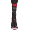 Memoi Women's Taurus Zodiac Sign Crew Socks Black 9-11 - 2 of 4