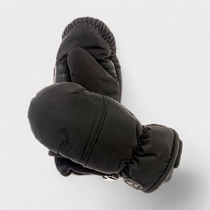 Canada Weather Gear Toddler Ski Mittens (2-3 Years) - Warm Winter Mittens - Insulated and Waterproof Gloves for Cold Weather (Black) - 1 of 4