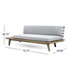 Infurnic Patio Seating Sets Modern Outdoor Furniture Set Featuring Unique Design,Perfect for Gardens, Living Spaces, Gray, 75.75"*29"*26.75" - 2 of 4