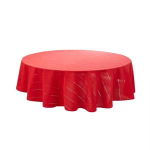 Izod Chadwick Red 70" Round Tablecloth - 1 of 3