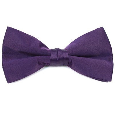 Men's Pre-tied Adjustable Length Bow Tie - Formal Tuxedo Solid Color