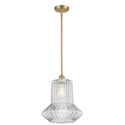 Springwater - 1 Light Stem Hung Mini Pendant In Industrial Style-14 Inches Tall and 12 Inches Wide