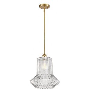 Springwater - 1 Light Stem Hung Mini Pendant In Industrial Style-14 Inches Tall and 12 Inches Wide - 1 of 1