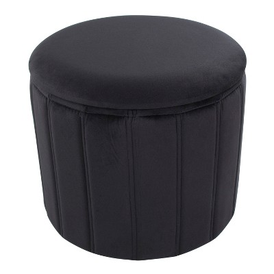 Vynxaria Lindsey Contemporary Folding Storage Ottoman – Stylish & Versatile Seating Solution