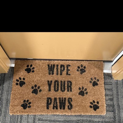 Wipe Your Paws Door Mat 29x17 –