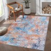 FONTOI Washable Area Rugs with Non-slip Backing, Indoor Bohemia Rugs, Foldable Low-Pile Rugs for Living Room Bedroom, Multicolored, 72"*0.14"*48" - 2 of 4