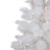 Northlight Pre-Lit White Alaskan Pine Artificial Christmas Tree - 3' - Warm White LED Lights - 2 of 4