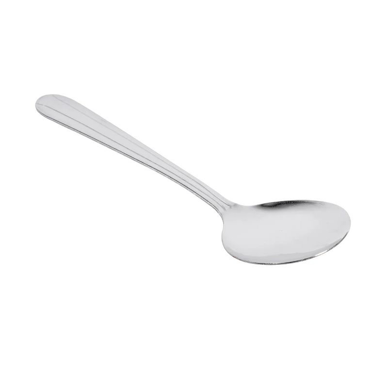 Winco 0001-04 12-Piece Dominion Bouillon Spoon Set, 18-0 Stainless Steel, 2 of 5
