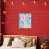 Stupell Industries Bright Pastel Deer Floating Frame Canvas Art - 3 of 4