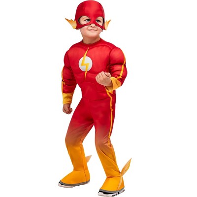 The Flash Muscle Kids Comics The Flash Muscle Chest Deluxe Costume Cosplay  bambino / bambino