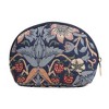 Signare USA William Morris Strawberry Thief Blue Cosmetic Bag/ Makeup Bag - 2 of 4