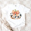 Simply Sage Market Cow Pumpkin Coquette Distressed Garment Dyed Tee - 3 of 4