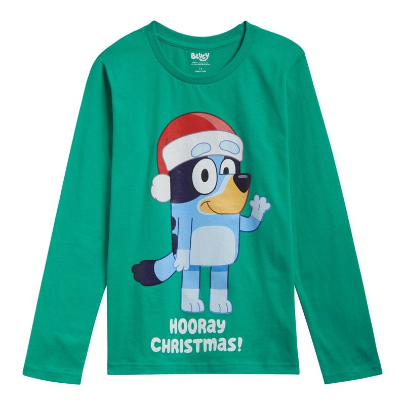 Bluey Christmas Girls T-Shirt Little Kid to Adult, 2 of 6