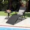 Tangkula Outdoor Adjustable Chaise Lounge Chair Patio Beach Folding Recliner Lounge - 3 of 4