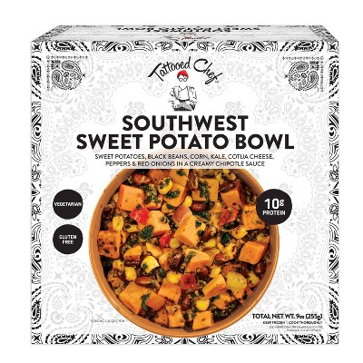 Tattooed Chef Gluten Free Frozen Southwest Sweet Potato Bowl - 9oz
