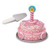 Melissa & Doug Wooden Triple-Layer Party Cake Play Food Set for Preschool Boys' and Girls' - 4 of 4
