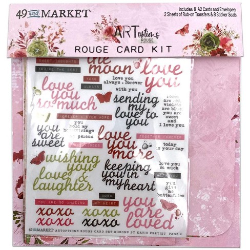 49 And Market Card Kit-artoptions Rouge : Target