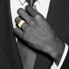 Black Bow Jewelry 10mm 10K White or Yellow Gold Flat Comfort Fit Band - 3 of 4