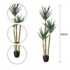 5FT Artificial Agave Tree, Potted Faux Agave Tree With Realistic Leaves, Artificial Tree for Home Office Living Room Bedroom Stairs Foyer Decor - 2 of 4