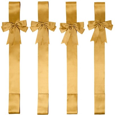 The Lakeside Collection Sets of 4 Cabinet Bows - Gold
