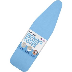 Hold N' Storage Ironing Board Cover and Pad - 15" x 54" - Large Fits All Standard Sizes - Heat Reflective Iron Pad for Table Top - 1 of 4