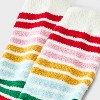 Women's Lollipop Christmas Cozy Crew Socks - White 4-10 - 2 of 2
