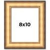 PosterPalooza | Photo Size Traditional Gold Picture Frame - UV Acrylic, Foam Board Backing, Hanging Hardware - 2 of 4