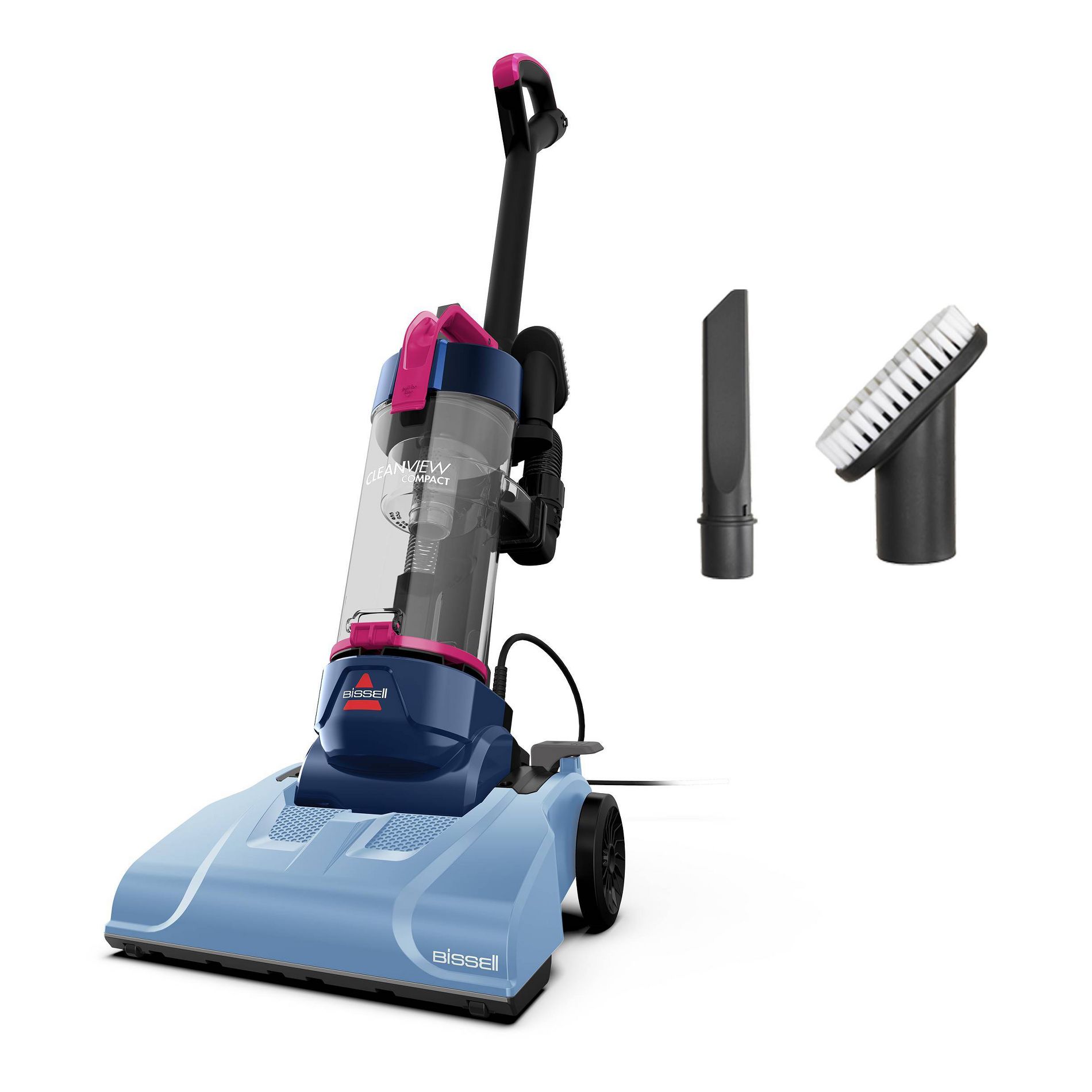 BISSELL CleanView Compact Upright Vacuum 10" Cleaning Path Pet Hair Pick-Up