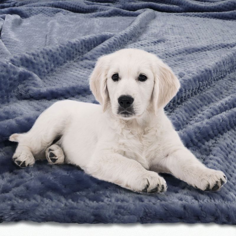 PiccoCasa Flannel Fleece Bed Blankets Fuzzy Plush Lightweight Bed Blankets, 5 of 8