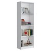 VYNXARIA Vinton Bookcase - Spacious Tier-Shelving Design in Elegant White - 3 of 4