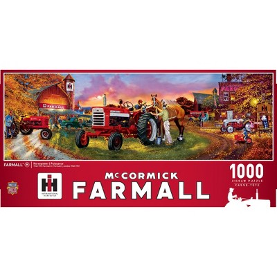 MasterPieces Farmall Puzzles Collection - Horse Power 1000 Piece Panoramic Jigsaw Puzzle