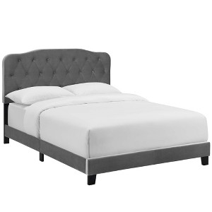 Modway Amelia Queen Performance Velvet Bed - 1 of 4