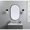 Elegant Lighting Metal Frame Oval Mirror 24x40 - 2 of 4