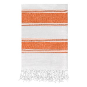 Unique Bargains Quick Drying Stripe Pattern Beach Towel 40" x 72" - 1 of 4