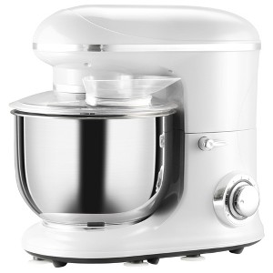 Ca'Lefort Kitchen Electric Mixer with 6 Qt Stainless Steel Mixing Bowl, Beater, Dough Hook and Splash Guard Silver - 1 of 4