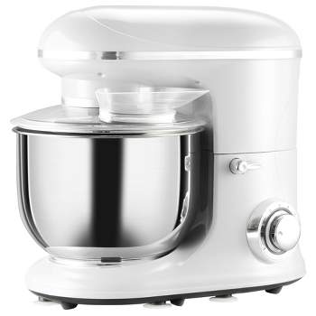Precision Master 5.5 Qt. 12-Speed Robins Egg Die Cast Stand Mixer with  Attachments