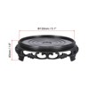 Unique Bargains Imitation Wood Round Home Decor Planter Display Stand for Table Lamp Teapot Base - 2 of 4