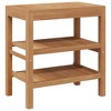 vidaXL Bathroom Vanity Cabinet Solid Teak with Riverstone Sink - 4 of 4