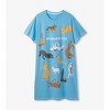 Little Blue House Women's Nightshirt, Downward Dog, One Size - 2 of 4