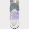 Peds Women's Extended Size Cotton 2pk Unseen Liner Casual Socks - 8-12 - 2 of 3