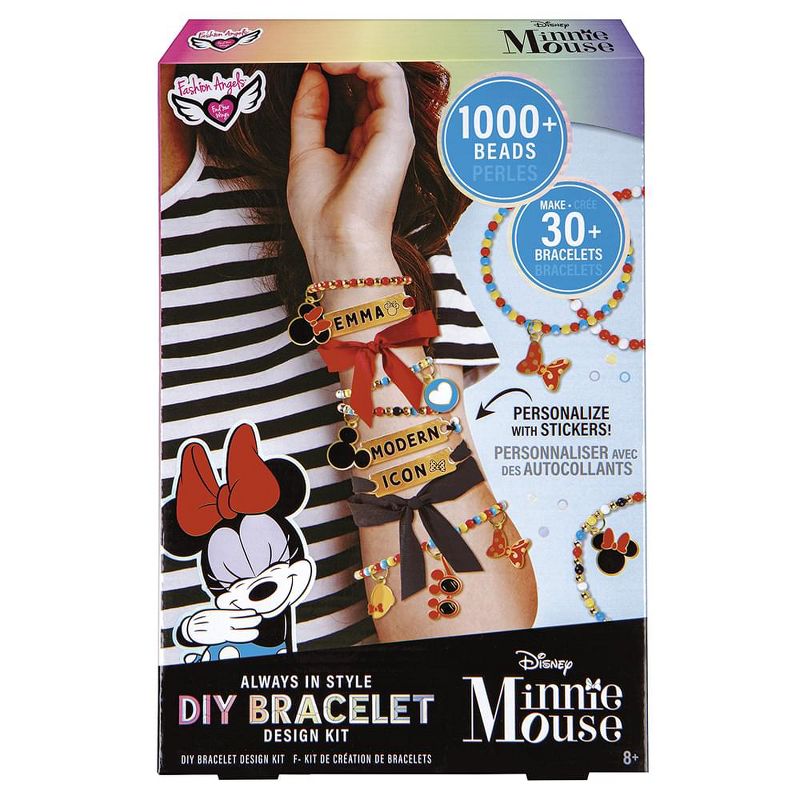 Fashion Angels Fashion Angels Minnie Mouse DIY Bracelet Design Kit with 1000+ Beads, 2 of 4
