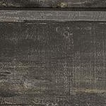 white roman column + warm white cabinet + dark gray shelf + back panel